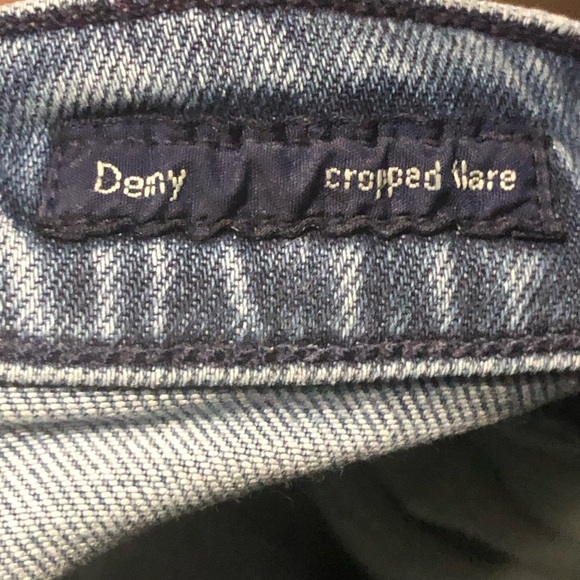 Citizens of Humanity Demy Cropped Flare Jeans Women's 26 Organic Cotton Denim - Picture 3 of 7